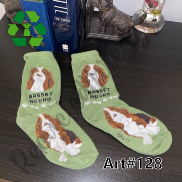 Foozys Bassett Hound Socks *NEW* - Picture 1 of 1